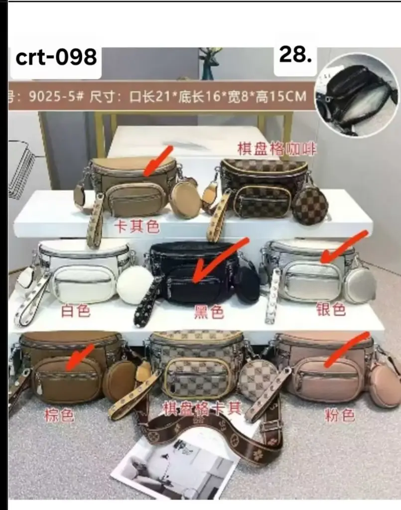 Cartera tipo canguro