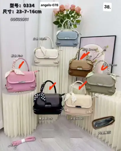 [angels-078] cartera lazo trendy