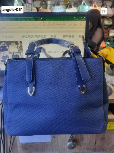 [angels-051] cartera  textura azul
